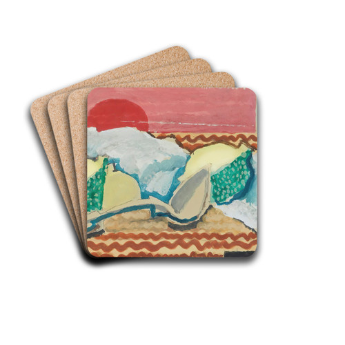 Nature Morte  La Cuillre by Louis Marcoussis Drink Coasters - set of 4 Nature Morte  La Cuillre by Louis Marcoussis Drink Coasters - set of 4