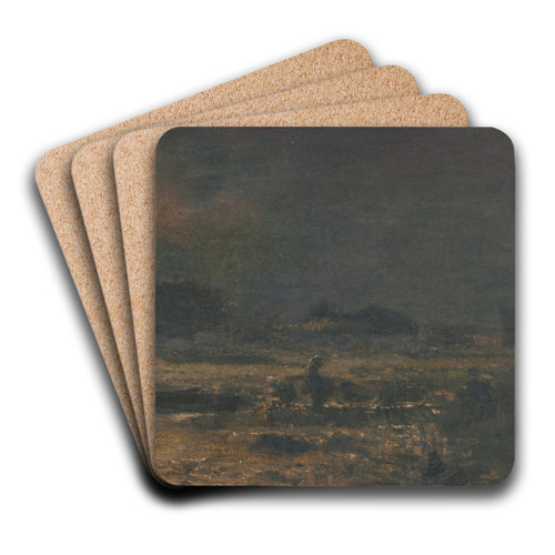 Landscape by Ladislav Mednynszky Art Drink Coaster set