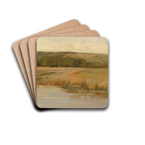 Hill And Marshland by Max Weyl Art Drink Coaster set Hill And Marshland by Max Weyl Art Drink Coaster set