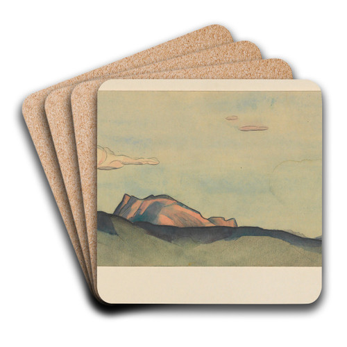 Der Berg (Obersteiermark) by Karl Wiener Art Drink Coaster set