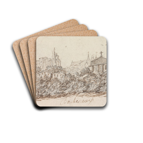 Barbezieux-Saint HIlaire, France by Henry Swinburne Drink Coasters - set of 4