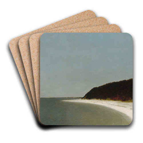 Eaton's Neck, Long Island by John Frederick Kensett Art Drink Coaster set