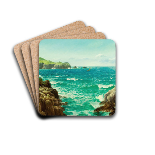 Sea Cliffs by David James Drink Coasters - set of 4