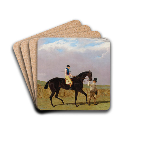 The Doncaster Gold Cup 1825; 'Lottery', 'Longwaist', 'Cedric' and 'Figaro' by John Frederick Herring Snr. Drink Coasters - set of 4 The Doncaster Gold Cup 1825; 'Lottery', 'Longwaist', 'Cedric' and 'Figaro' by John Frederick Herring Snr. Drink Coasters - set of 4