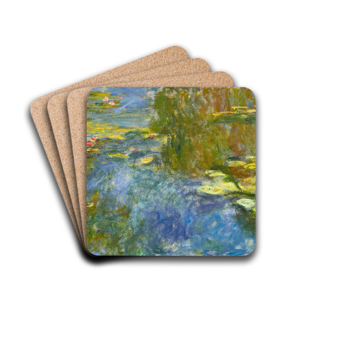 Le bassin aux nymphas by Claude Monet Drink Coasters - set of 4