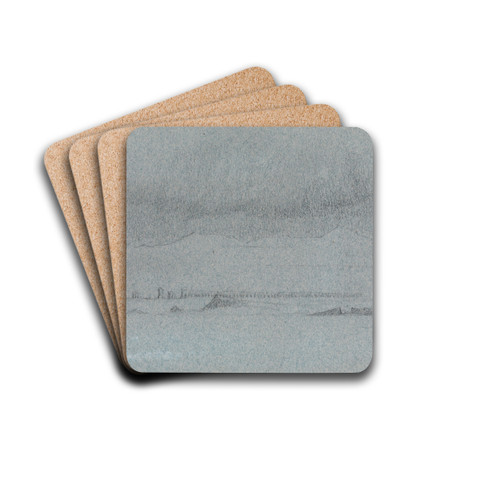 Sketchbook of Italian Landscape Subjects by Jervis McEntee Drink Coasters - set of 4 Sketchbook of Italian Landscape Subjects by Jervis McEntee Drink Coasters - set of 4