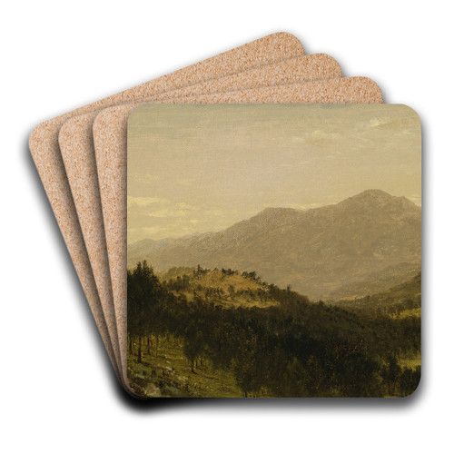 Bergen Park (Colorado) by John Frederick Kensett Art Drink Coaster set