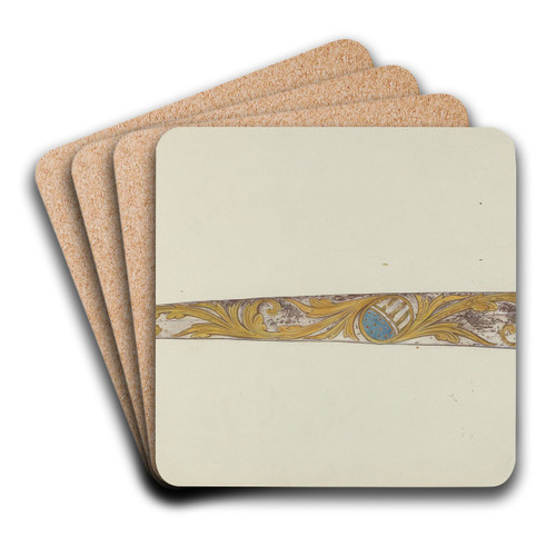 Trailboard by Beatrice DeKalb Art Drink Coaster set