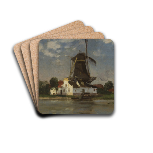 Dutch Motif by Carl Sknberg Drink Coasters - set of 4