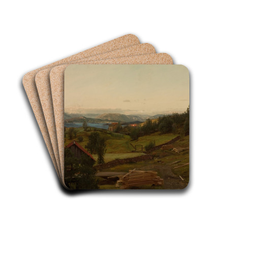 Aften, Stord by Amaldus Nielsen Drink Coasters - set of 4