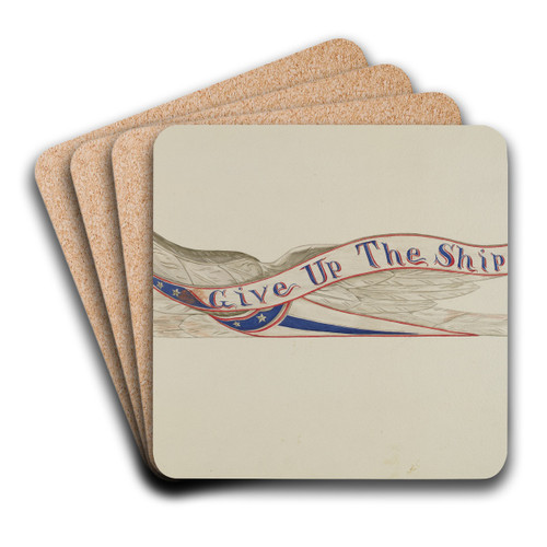 Carved Eagle by Alice Cosgrove Art Drink Coaster set