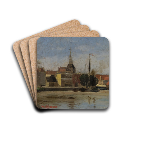Dutch Seaport by Carl Sknberg Drink Coasters - set of 4