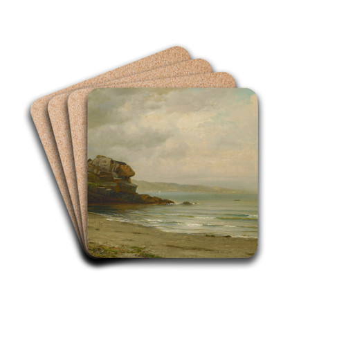 Off the Rhode Island Coast by James Brade Sword Drink Coasters - set of 4 Off the Rhode Island Coast by James Brade Sword Drink Coasters - set of 4