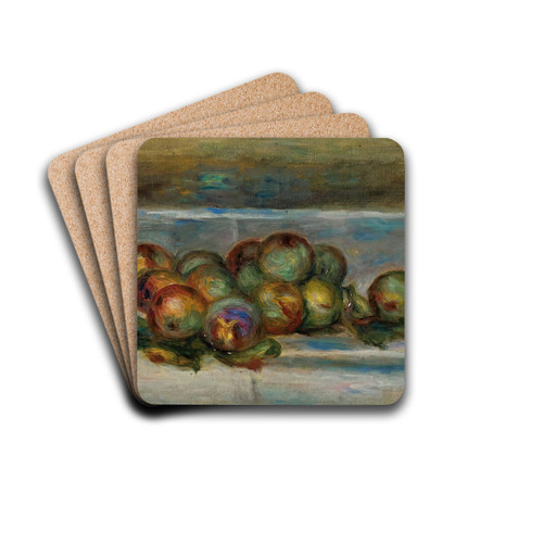 Reines-Claudes by Pierre-Auguste Renoir Drink Coasters - set of 4