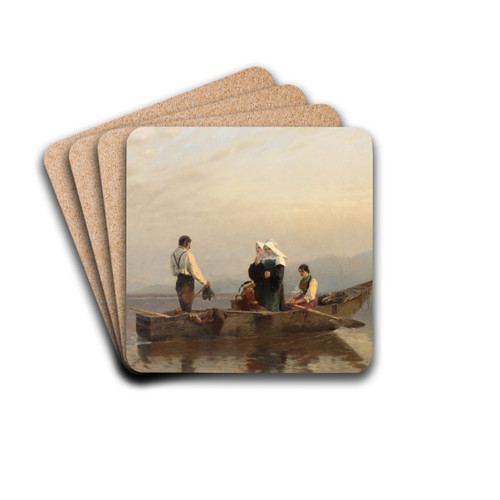 Ave Maria by Josef Wopfner Drink Coasters - set of 4