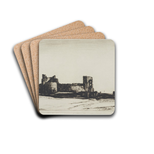 Tantallon Castle by David Young Cameron Drink Coasters - set of 4
