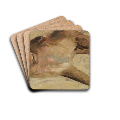 Schweinsaffe by Wilhelm Kuhnert Drink Coasters - set of 4 Schweinsaffe by Wilhelm Kuhnert Drink Coasters - set of 4