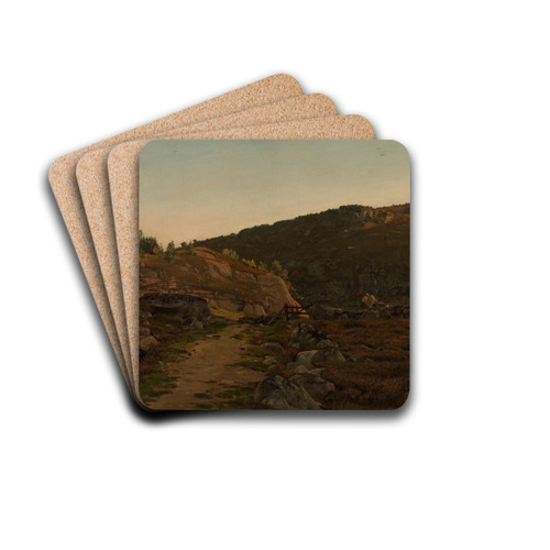 Hoven, Mandal by Amaldus Nielsen Drink Coasters - set of 4