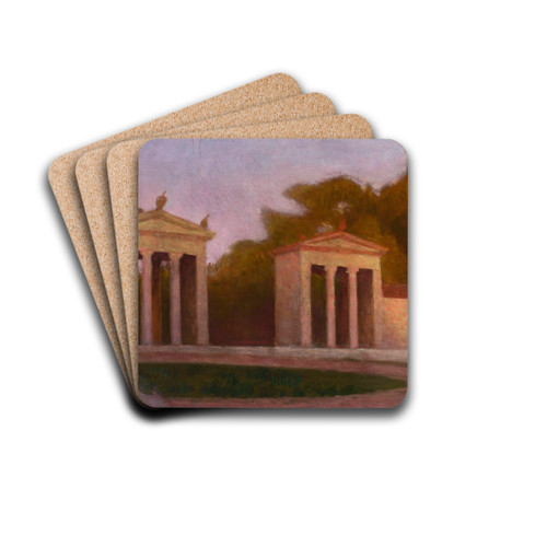 Villa Borghese by Aleksander Gierymski Drink Coasters - set of 4