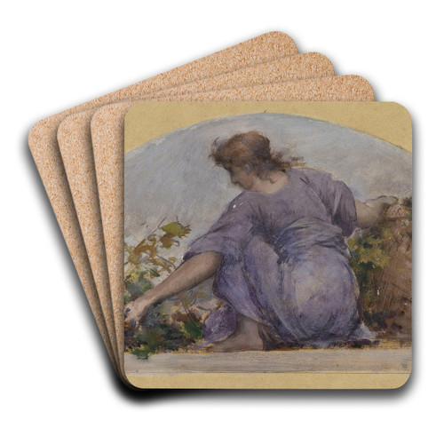La Vendange by Franois Lafon Art Drink Coaster set
