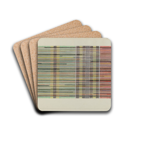 Rag Carpet by Clyde L. Cheney Drink Coasters - set of 4