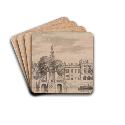 Old Somerset House by Samuel Wale Drink Coasters - set of 4