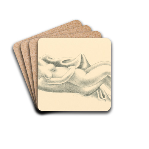 Lovers by Mikul Galanda Drink Coasters - set of 4 Lovers by Mikul Galanda Drink Coasters - set of 4