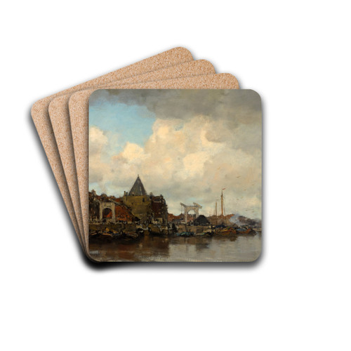 The Schreierstoren by Jacob Maris Drink Coasters - set of 4