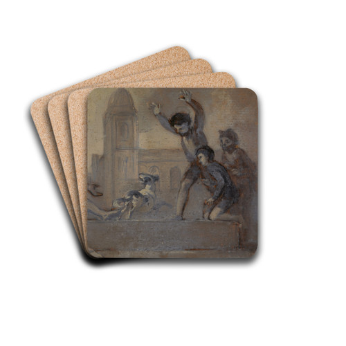 One from Illustrations to Shakespeare by Robert Smirke Drink Coasters - set of 4
