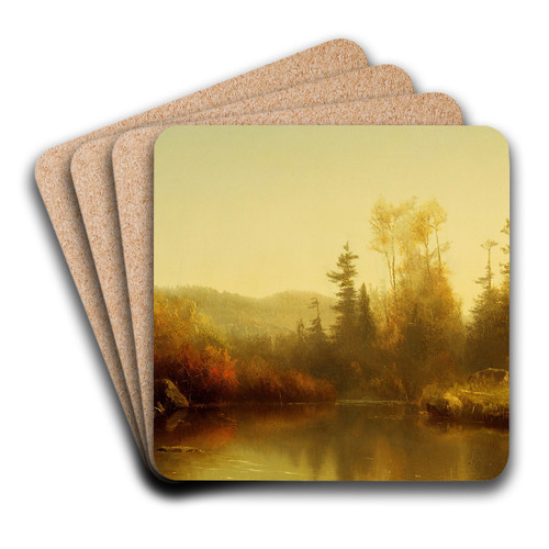 Autumn by Homer Dodge Martin Art Drink Coaster set