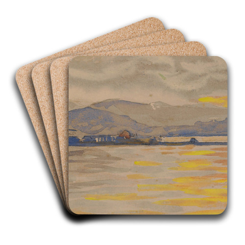 Saint-Tropez, Le Port by Paul Signac Art Drink Coaster set Saint-Tropez, Le Port by Paul Signac Art Drink Coaster set