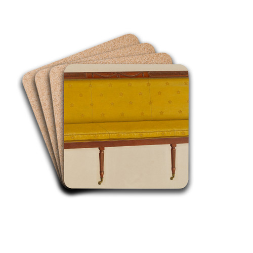 Sofa by Ferdinand Cartier Drink Coasters - set of 4