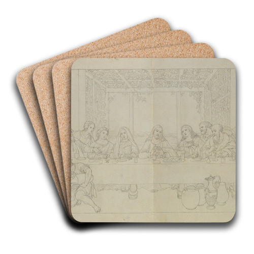 Hochzeit zu Kanaan by Johann Peter Krafft Art Drink Coaster set