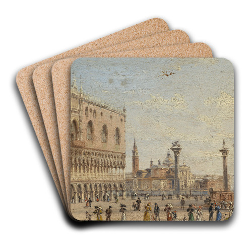 Venedig Piazza San Marco by Giovanni Grubacs Art Drink Coaster set