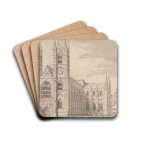 Westminster Abbey by Samuel Wale Drink Coasters - set of 4