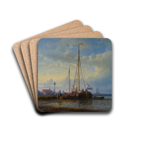 Seascape by Abraham Hulk Drink Coasters - set of 4