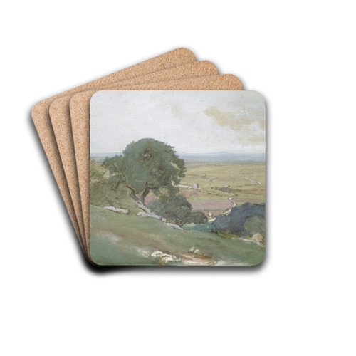 Olive Trees at Tivoli by George Inness Drink Coasters - set of 4