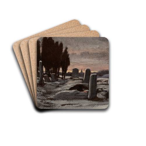 Desolation by Elihu Vedder Drink Coasters - set of 4