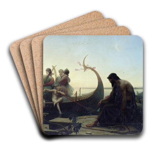 Lost Illusions by Charles Gleyre Art Drink Coaster set