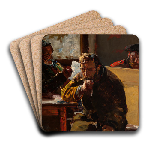 Exiles by Jacek Malczewski Art Drink Coaster set Exiles by Jacek Malczewski Art Drink Coaster set