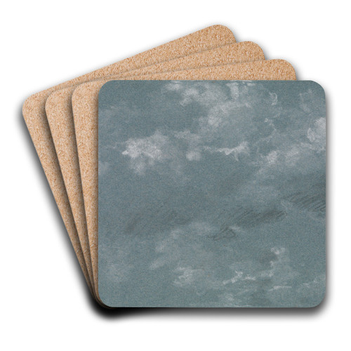 Leicht bewlkter Himmel by Johann Georg von Dillis Art Drink Coaster set