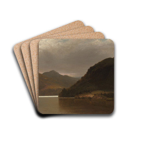 Lake George by John Frederick Kensett Drink Coasters - set of 4