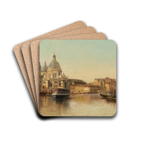 Venedig, Kanal Grande mit Blick auf Santa Maria della Salute by Karl Kaufmann Drink Coasters - set of 4