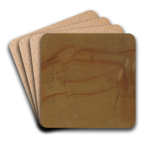 Main et violon by Pascal-Adolphe-Jean Dagnan-Bouveret Art Drink Coaster set