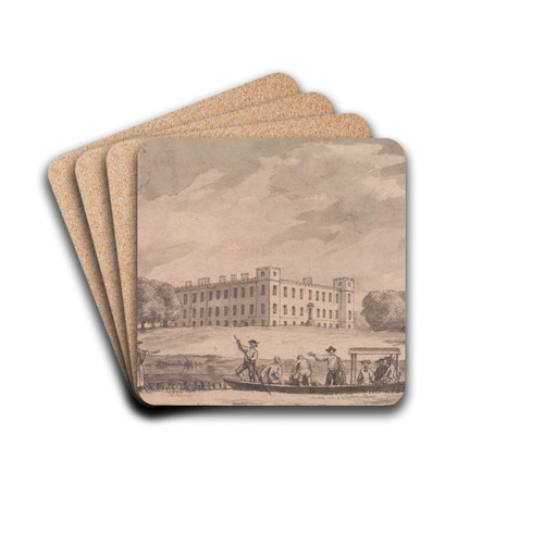Sion House by Samuel Wale Drink Coasters - set of 4