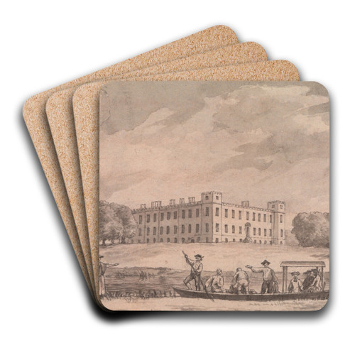 Sion House by Samuel Wale Art Drink Coaster set