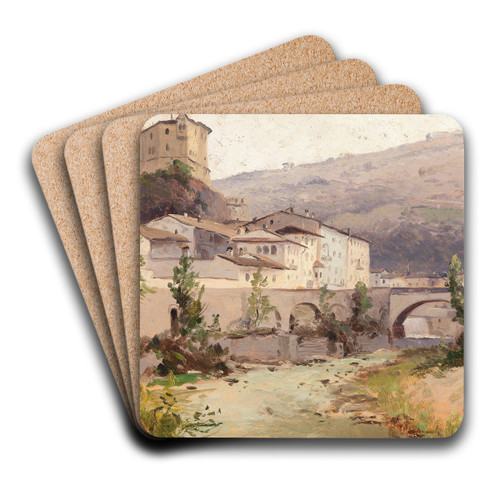 Aus Sdtirol by Ludwig Willroider Art Drink Coaster set