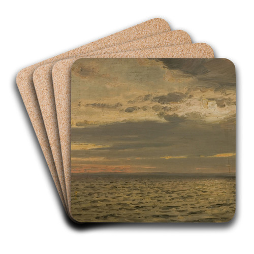 Ettermiddagsstemning by Amaldus Nielsen Art Drink Coaster set Ettermiddagsstemning by Amaldus Nielsen Art Drink Coaster set