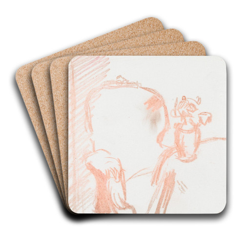 Interir by Ludvig Karsten Art Drink Coaster set
