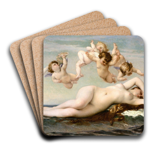 The Birth of Venus by Alexandre Cabanel Art Drink Coaster set